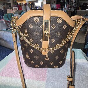 Fashion Floral Monogram Small Crossbody Bag